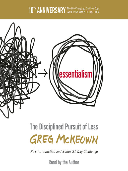 Title details for Essentialism by Greg McKeown - Wait list